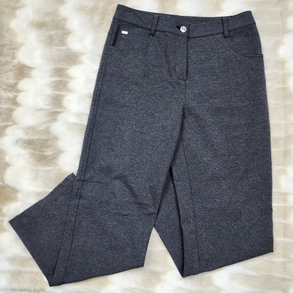 St. John Stretchy Straight Leg Pants sz 2 EUC
